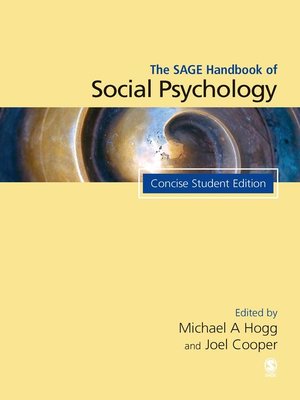 cover image of The SAGE Handbook of Social Psychology